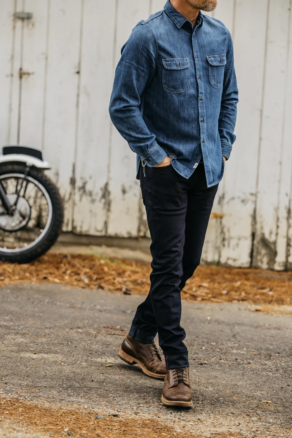 The Brace Shirt 7oz Denim - Dee - Image 2