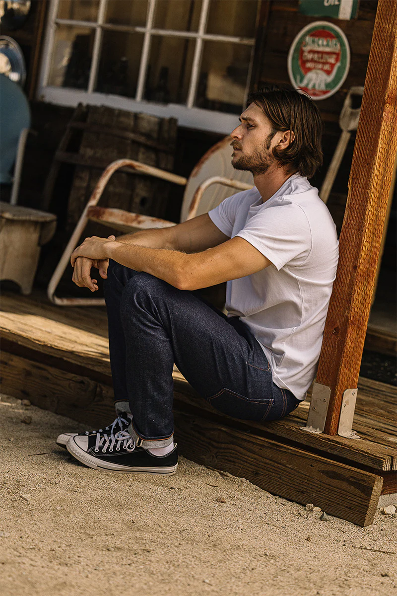 The Scissors Slim tapered- Indigo Raw 10.5oz Selvedge - Image 5