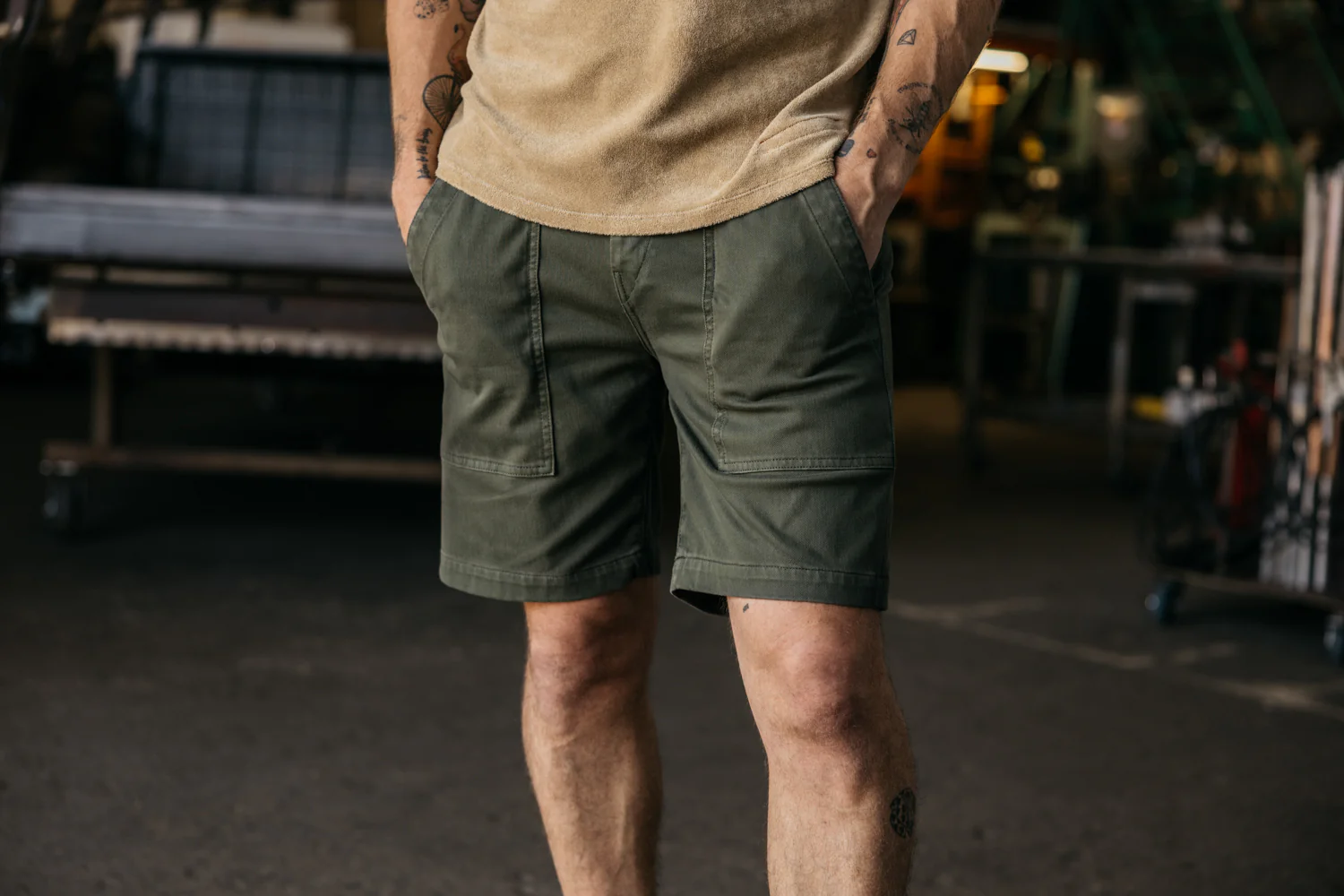 The Scout 8" Denit® Fatigue Shorts - Moss - Image 3